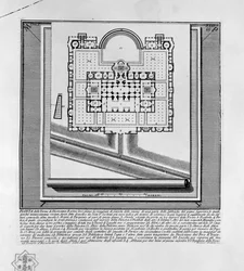 Plan van de Baden van Diocletianus (Rome)